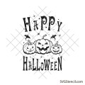 Happy Halloween svg | Spooky Halloween shirt design | Halloween pumpkin svg