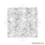 Rose seamless pattern svg