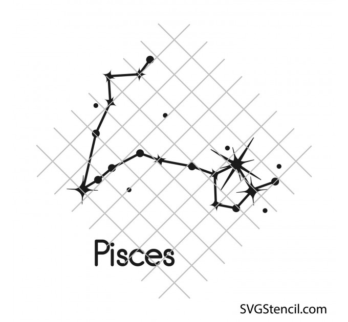 Star zodiac constellation svg