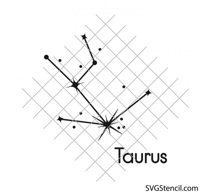 Star zodiac constellation svg