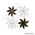 Tiare flower svg | Tiare gardenia svg | Floral svg design