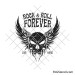 Rock and Roll forever svg | Skull with angel wings svg & png files