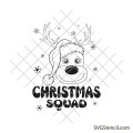Christmas squad svg | Merry Christmas svg | Kids funny Christmas shirt design