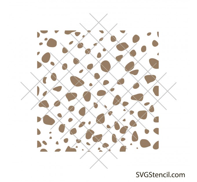Dalmatian spots pattern svg