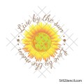 Love by the sun, live by the moon svg
