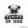 Beware of dog svg | Warning svg | Dog door signs svg