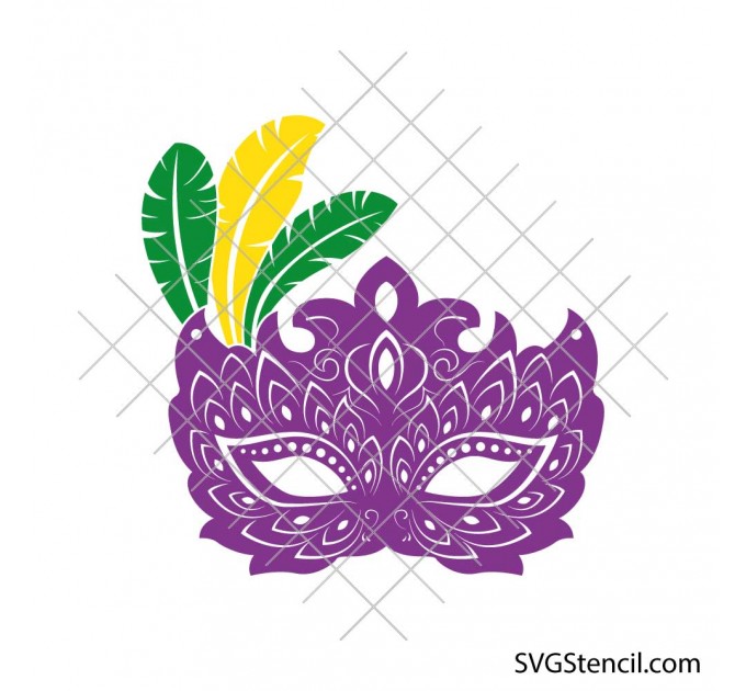 Mardi gras mask svg | Carnaval mask svg | Masquerade mask svg