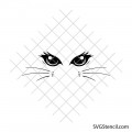 Cat eyes svg | Cute cat svg | Kitten eyes clip art