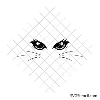 Cat eyes svg | Cute cat svg | Kitten eyes clip art