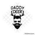 Daddy deer svg | Christmas daddy svg | Dad hunter svg