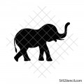 Elephant silhouette svg | Elephant svg | Elephant clipart