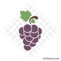 Grape svg | Fruit svg | Wine svg