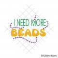 I need more beads svg | Mardi gras beads svg | Mardi gras clipart