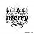 Merry daddy svg | Funny Christmas svg | Daddy Claus svg