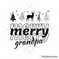 Merry grandpa svg | Christmas dad svg | Christmas sweater svg