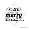 Merry mommy svg | Christmas sweater svg | Christmas mom svg