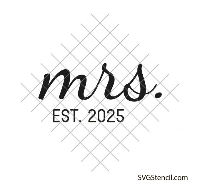 Mr and mrs sign svg