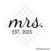 Mr and mrs sign svg