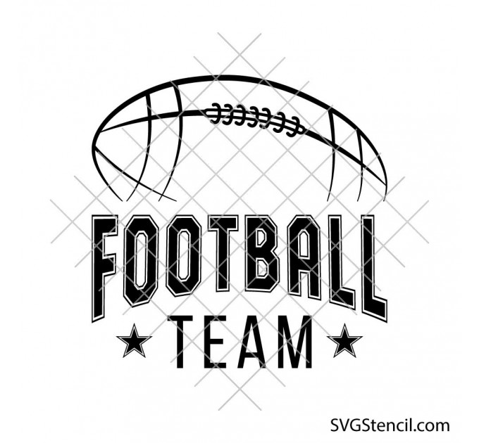 Football svg | Football team svg | Football monogram svg