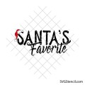 Santa's favorite svg | Christmas shirt svg design | Christmas gifts