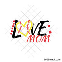 Softball mom svg | Softball player svg | Softball shirt svg