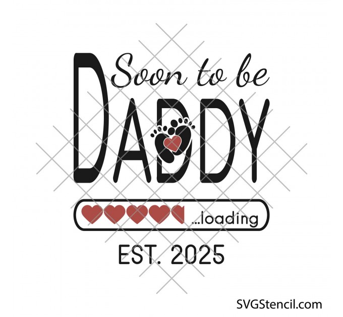 Soon to be mommy svg | Soon to be daddy svg | Baby announcement svg