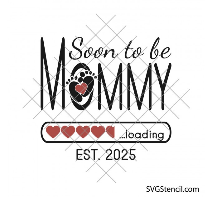 Soon to be mommy svg | Soon to be daddy svg | Baby announcement svg