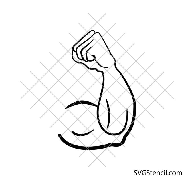 Biceps svg | Muscle svg | Arm flex svg
