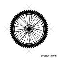 Bicycle wheel svg | Bike tire svg | Cycle wheel svg