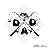 Fisherman dad svg | Dad fishing svg | Fishing retirement svg