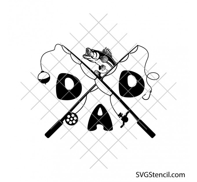 Fisherman dad svg | Dad fishing svg | Fishing retirement svg