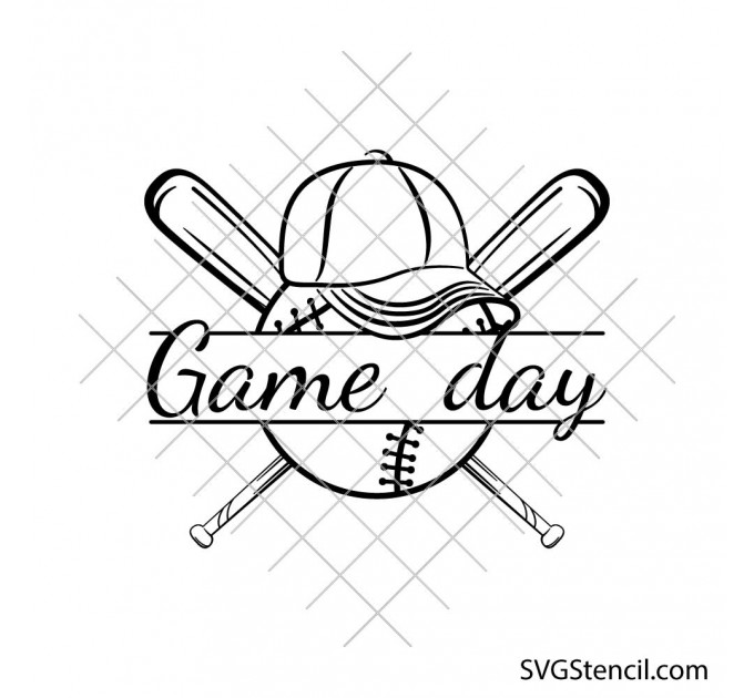 Baseball game day svg | Baseball life svg | Softball cheer svg