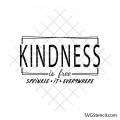 Kindness is free svg | Tshirt quote svg | Be kind svg