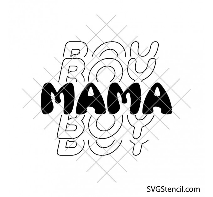 Mama boy svg | Boys mom life svg | Mommy svg