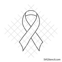 Awareness ribbon svg | Cancer support svg | Remembrance svg