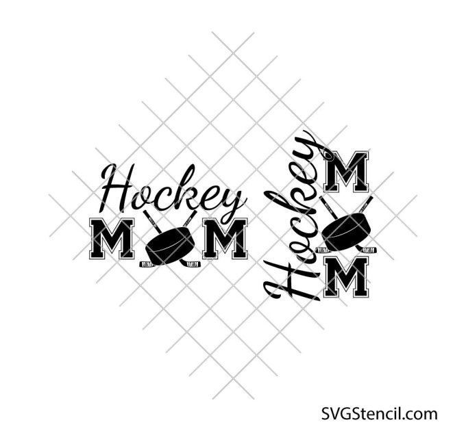 Hockey mom svg | Vintage hockey svg | Biggest fan hockey svg