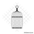 Vintage birdcage svg | Decorative cage clipart | Wedding decor svg