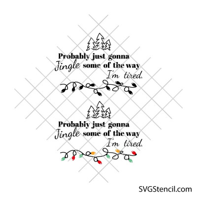 Funny Christmas quote svg | Holiday shirt svg | Xmas saying