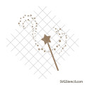 Fairy magic wand svg | Wand svg