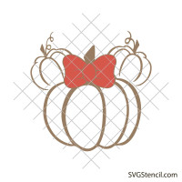 Halloween pumpkin svg | Layered halloween svg