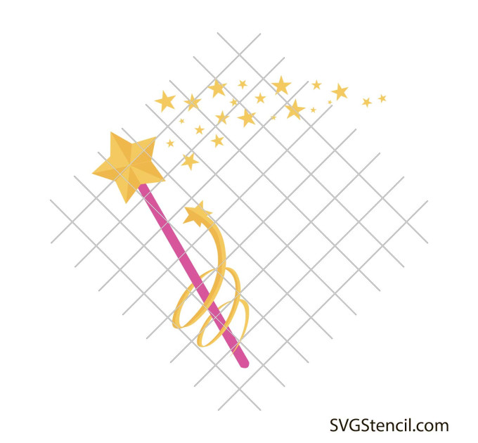 Princess wand free clipart svg | Magic wand svg