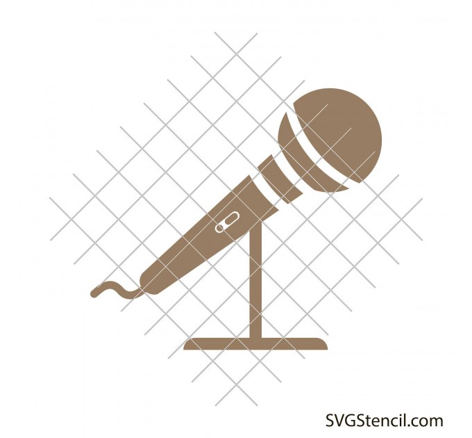 Simple microphone svg | Dj microphone svg