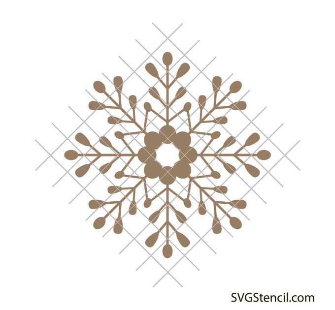 Simple snowflakes svg | Snowflake svg