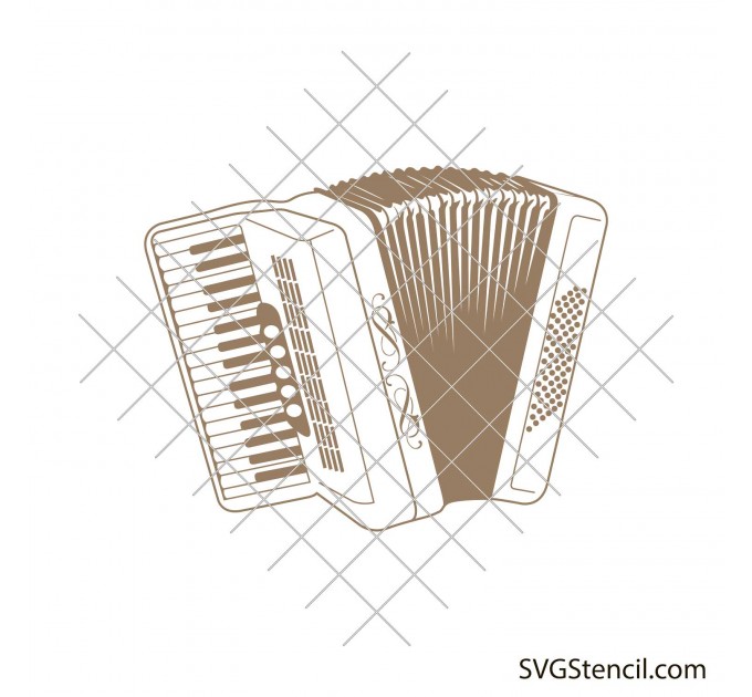 Air accordion svg | Music shirt svg