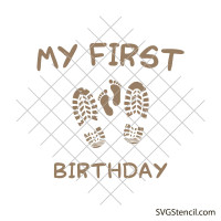 First birthday svg | Birthday shirt svg