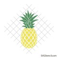 Free pineapple svg | Pineapple outline svg