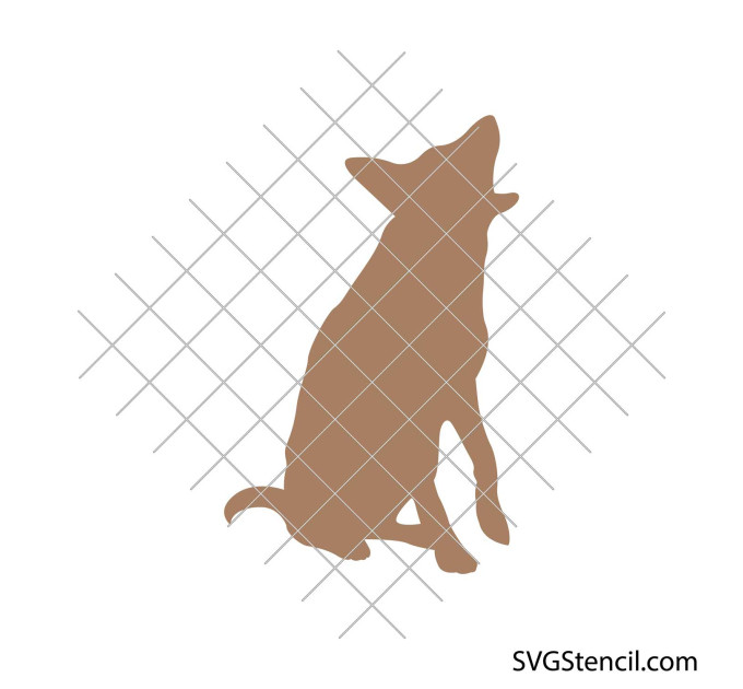 German shepherd silhouette svg | Dog outline svg