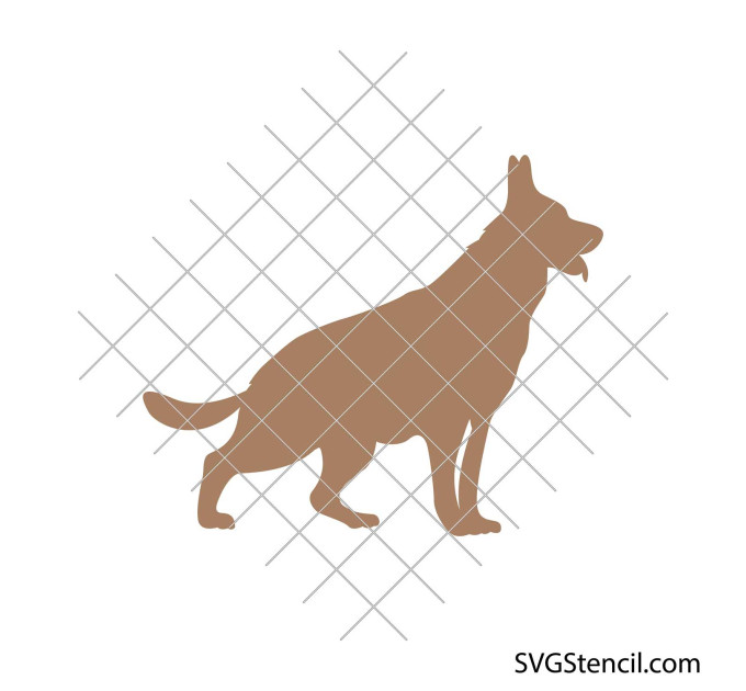 German shepherd silhouette svg | Dog outline svg