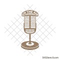 Microphone svg | On the air svg