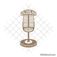 Microphone svg | On the air svg